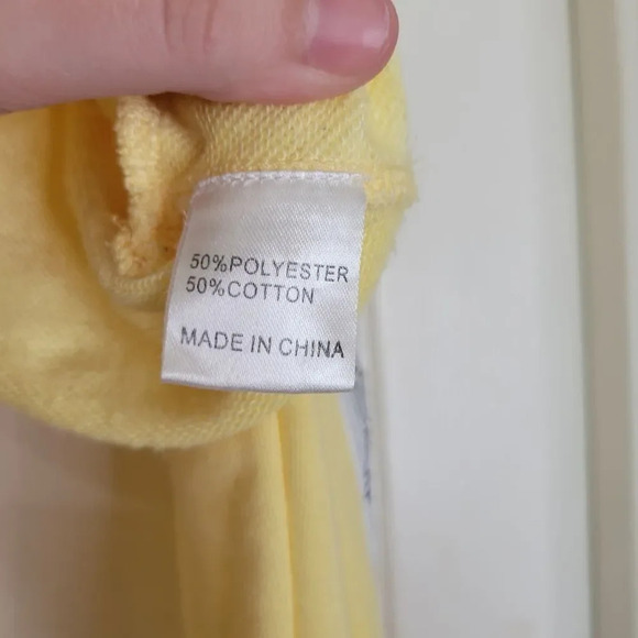 LF The Brand Ultra Cropped Hoodie Yellow Size Medium Workout - Picture 7 of 7